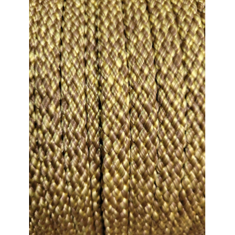 PPM touw 8 mm bruin/goud melee
